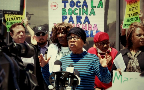 Thumbnail image for Black tenants say greed, discrimination at play in mass LA eviction 