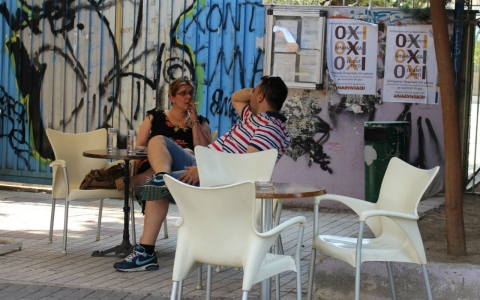 Thumbnail image for Worn out and anxious, Greeks try to maintain a semblance of normality