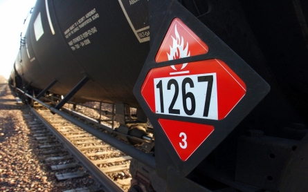 Montana train derailment spills crude oil