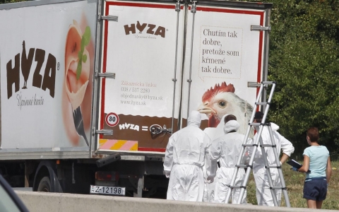 Thumbnail image for Refugees found dead in parked truck in Austria, police say