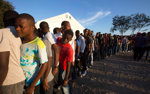 Thumbnail image for Haitians go to polls amid violence, disorder