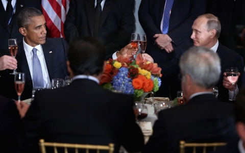 Thumbnail image for Obama and Putin agree on need to counter ISIL, spar on near all else at UN