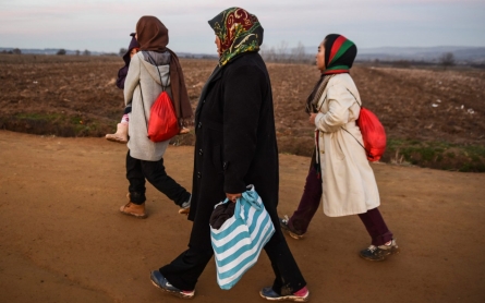 Female refugees heading to Europe face violence