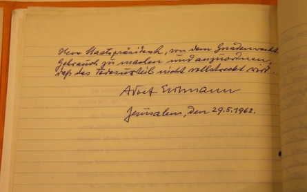 Israel letter shows Eichmann sought clemency as 'mere instrument' of Nazis