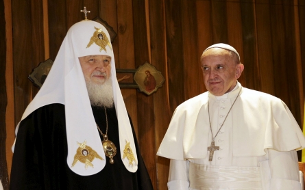 Millennium after split, pope and Russian patriarch meet in Cuba