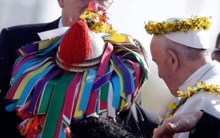 Pope denounces exploitation of Mexico's indigenous people