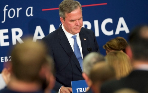 Thumbnail image for Bush ends campaign as Trump wins S. Carolina; Clinton clinches Nevada