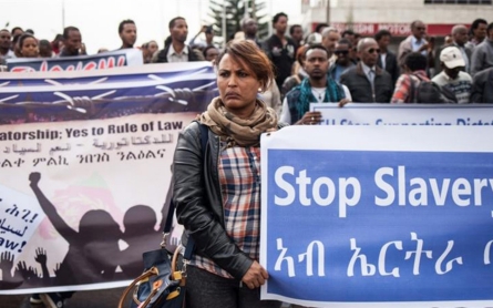 Diaspora Eritreans rally against human rights abuses