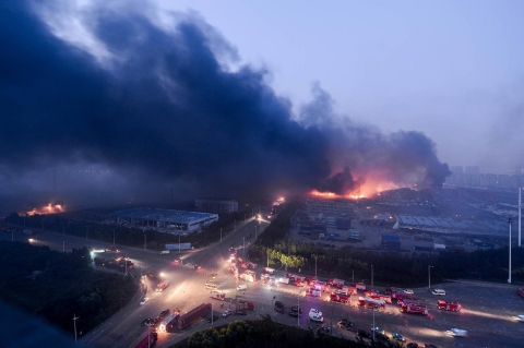 Thumbnail image for China orders evacuations at blast site as fear of toxic gases spreads