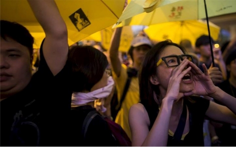 Thumbnail image for Hong Kong marks anniversary of mass protests