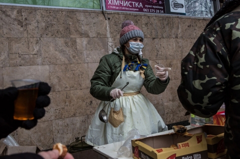 Kiev, Ukraine, protests