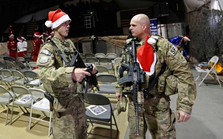 Photos: Christmas day in Afghanistan 