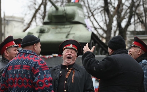 Thumbnail image for Photos: Cossacks in the Crimea crisis