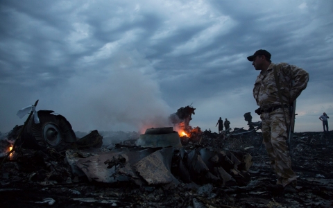 Thumbnail image for Photos: Malaysian airliner crash site in Ukraine