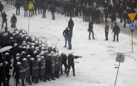 Thumbnail image for Photos: Coal strike in Poland intensifies