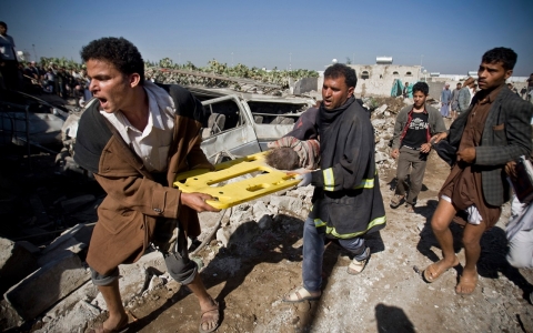 Thumbnail image for Photos: The aftermath of Saudi-led coalition airstrikes in Yemen