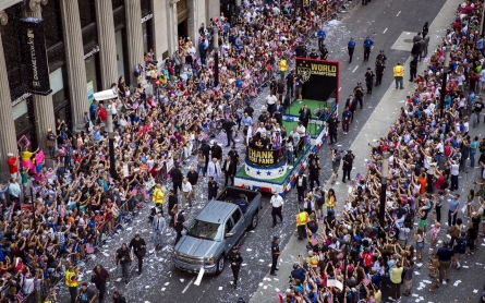 Photos: US women’s soccer team celebrated in NYC ticker-tape parade