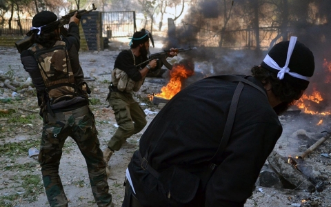 Syrian opposition fighters