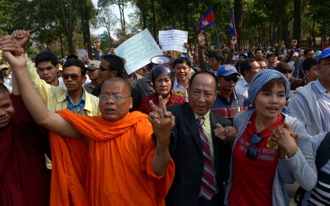 Cambodia protest