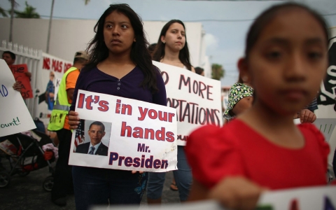 immigration rally