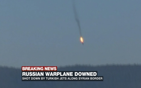 Thumbnail image for Turkey downs a Russian warplane near its border with Syria