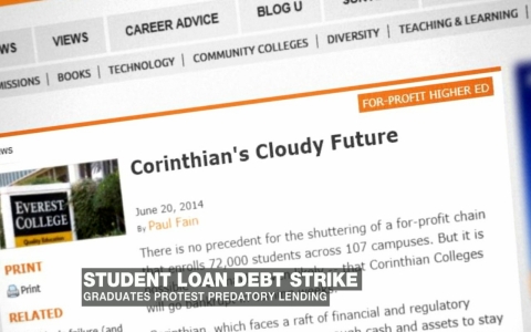 Thumbnail image for First student debt strikers visit Washington