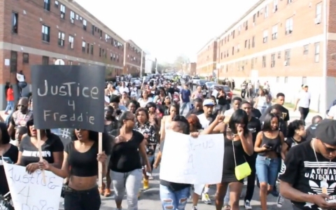 Thumbnail image for Anger rises in Baltimore over death of man in police custody