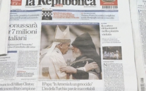 Thumbnail image for Pope angers Turkey with ‘genocide’ comment during mass