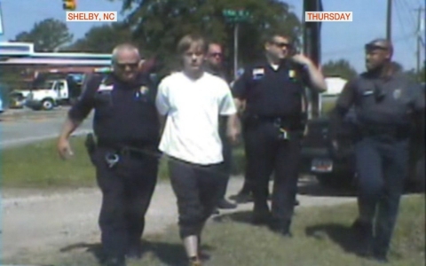 Thumbnail image for Dashcam video reveals arrest of Dylann Roof