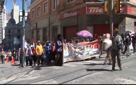 Bolivian miners protest and demand progress