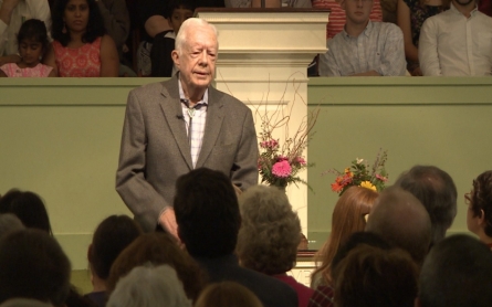 Former President Jimmy Carter continues to work after cancer diagnosis