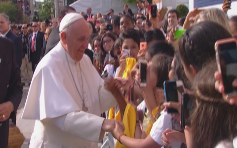 Thumbnail image for Pope Francis tours New York