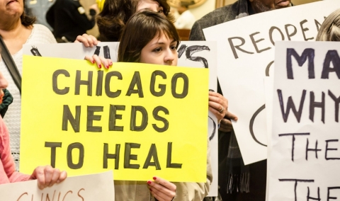 Protester Chicago