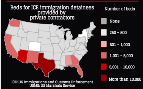 Thumbnail image for Immigration and private prison companies [Infographic]